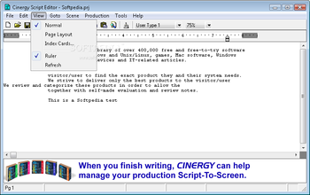 Cinergy Script Editor screenshot 2