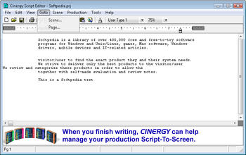 Cinergy Script Editor screenshot 3