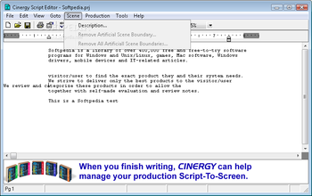Cinergy Script Editor screenshot 4