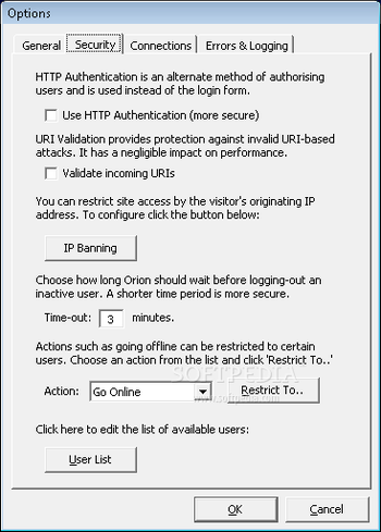 Cintel Orion Web Server screenshot 4