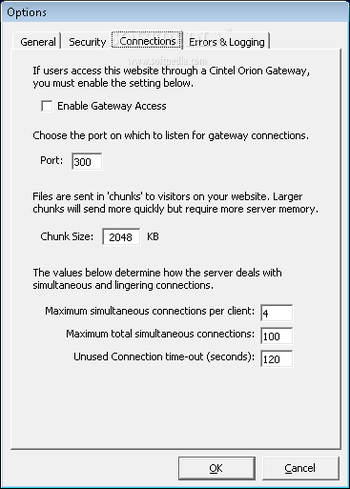 Cintel Orion Web Server screenshot 5