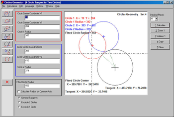 Circles Geometry screenshot