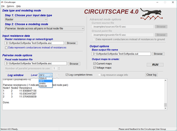 Circuitscape screenshot 2