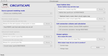 Circuitscape screenshot