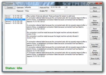 CiscoGUI screenshot