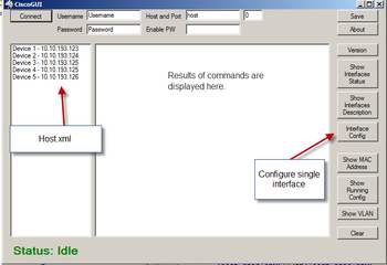 CiscoGUI screenshot 3