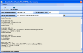 CiscoKits CCNA TFTP Server screenshot