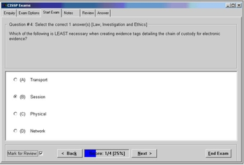 CISSPTutor screenshot