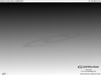 CIT thin client screenshot