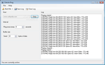 Citricle Ping screenshot