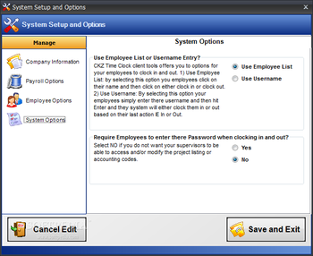 CKZ Time Clock screenshot 10