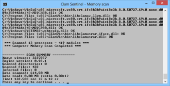 Clam Sentinel Portable screenshot 3