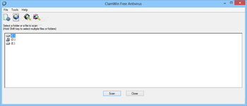 ClamWin Free Antivirus Definition Files screenshot