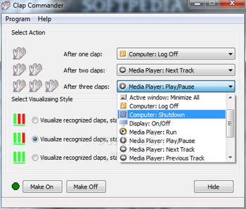 Clap Commander screenshot 2