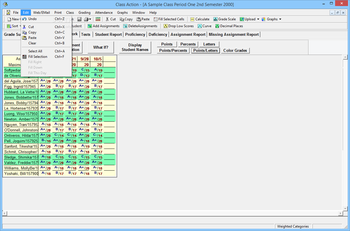 Class Action Gradebook College Edition screenshot 10