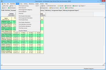 Class Action Gradebook College Edition screenshot 12