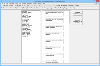 Class Action Gradebook College Edition screenshot 20