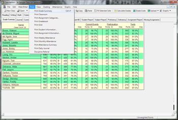 Class Action Gradebook Homeschool Edition screenshot 5