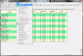 Class Action Gradebook Homeschool Edition screenshot 6