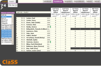 ClaSS Student System screenshot