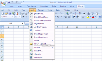 Classic Menu for Excel 2007 screenshot 2
