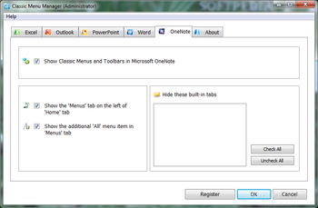 Classic Menu for Office Home and Business 2010 screenshot 5