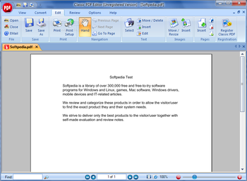 Classic PDF Editor screenshot 3