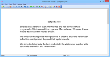 Classic PDF Reader screenshot