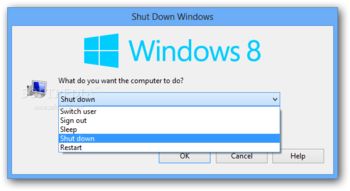 Classic Shutdown for Windows 8 screenshot