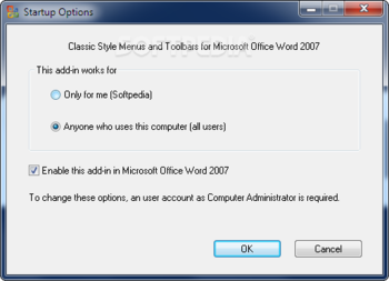 Classic Style Menus and Toolbars for Microsoft Office 2007 screenshot 5