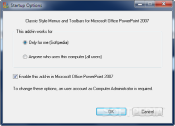 Classic Style Menus and Toolbars for PowerPoint 2007 screenshot 2