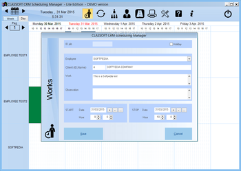 Classoft CRM Scheduling Manager Lite Edition screenshot 2