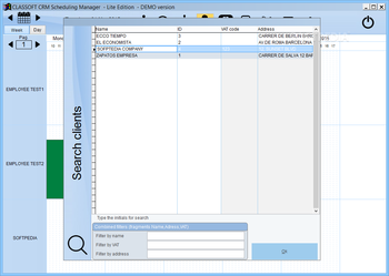 Classoft CRM Scheduling Manager Lite Edition screenshot 3