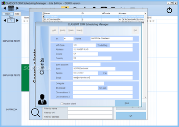 Classoft CRM Scheduling Manager Lite Edition screenshot 4