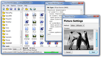 ClassPad MCS Editor screenshot 2
