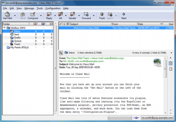 Claws Mail screenshot