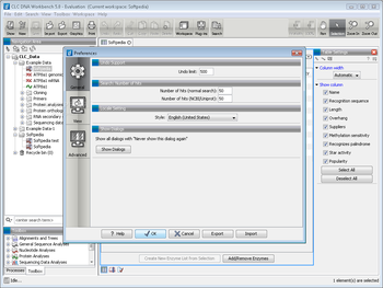 CLC DNA Workbench screenshot 5