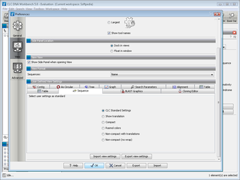 CLC DNA Workbench screenshot 7