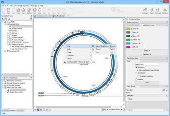 CLC Main Workbench screenshot 3