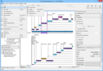 CLC Main Workbench screenshot 4