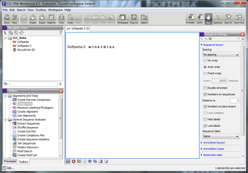 CLC RNA Workbench screenshot