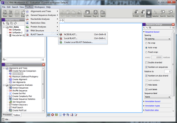 CLC RNA Workbench screenshot 2