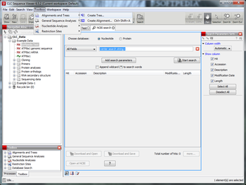 CLC Sequence Viewer screenshot 4