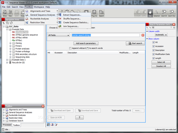 CLC Sequence Viewer screenshot 5