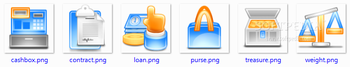 Clean Accounting Stock Icons screenshot
