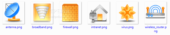 Clean Networking Stock Icons screenshot