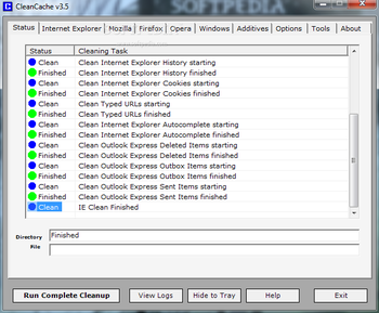 CleanCache screenshot