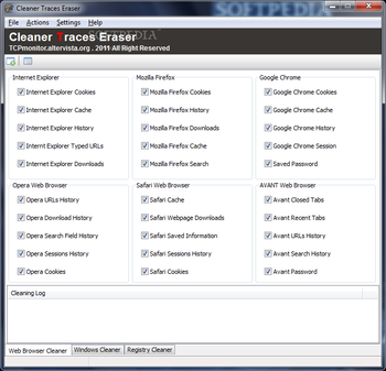 Cleaner Traces Eraser screenshot