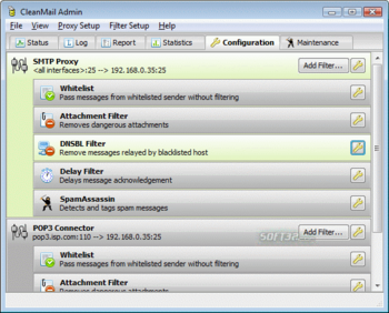CleanMail Server Free screenshot 3