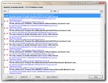 CleanMyPC Registry Cleaner screenshot 3